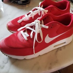 Nike Mens Red Air Max's -13